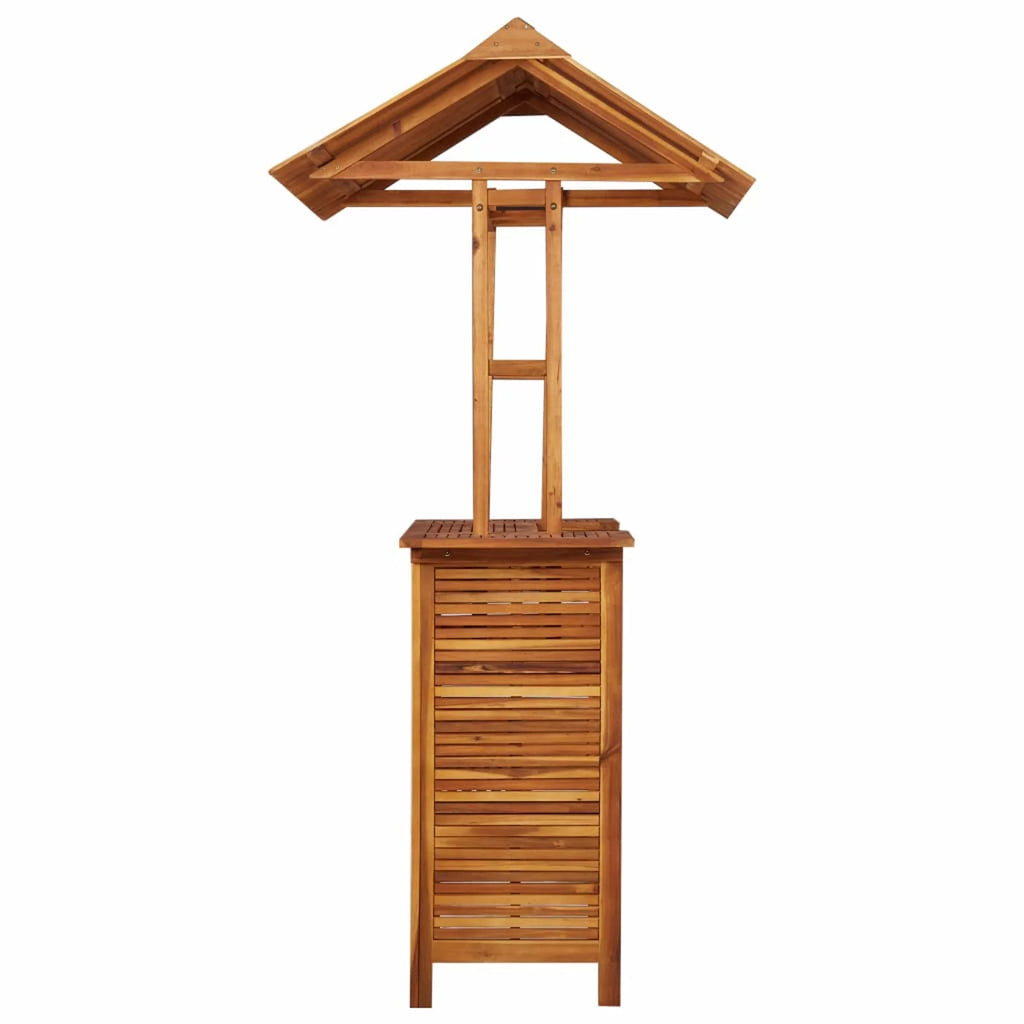 Patio Bar Table with Acacia Wood Bistro Table S48952