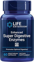 60 Capsules Vegetarian Digestive Enzymes K58425