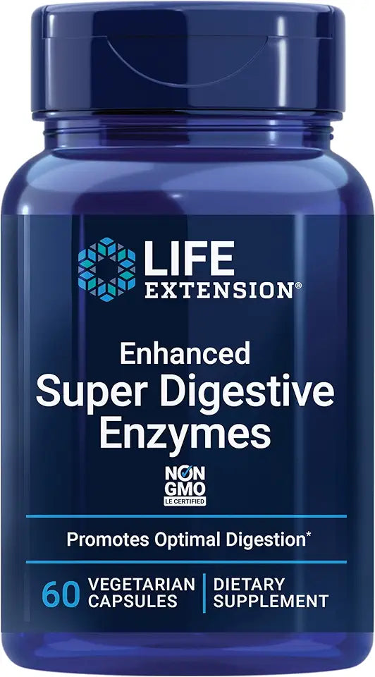 60 Capsules Vegetarian Digestive Enzymes K58425