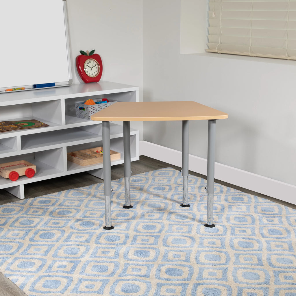 Hex Adjustable Student Desk Y909836