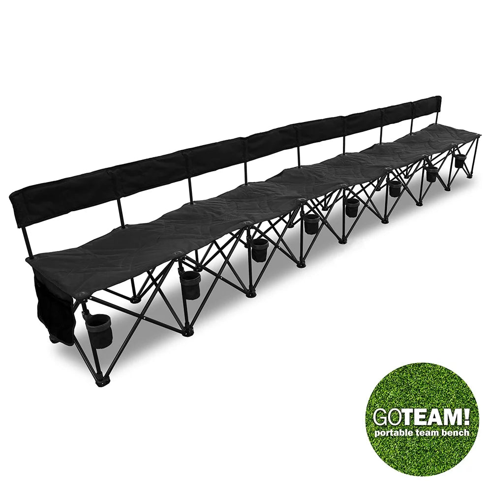 8 Seat Portable Folding Team Bench H399884