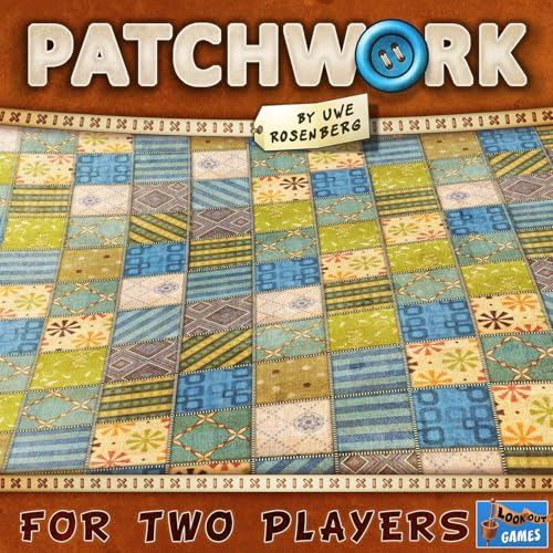 Two-Player Quilting Strategy Board Game N99402