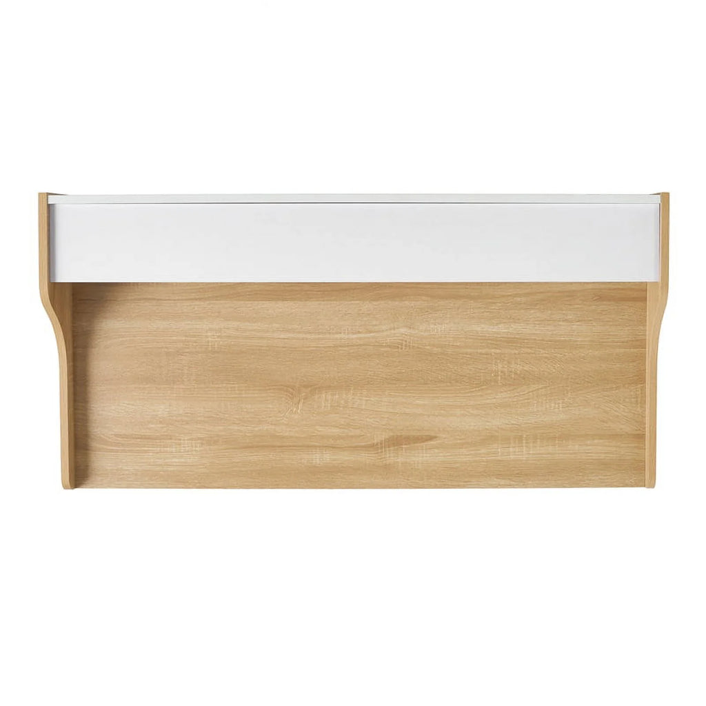 Oak and White Computer Desk I5775