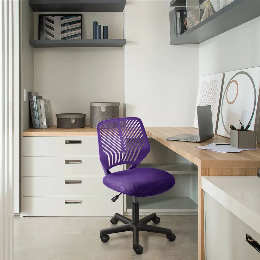 Purple Adjustable Mesh Office Chair B921