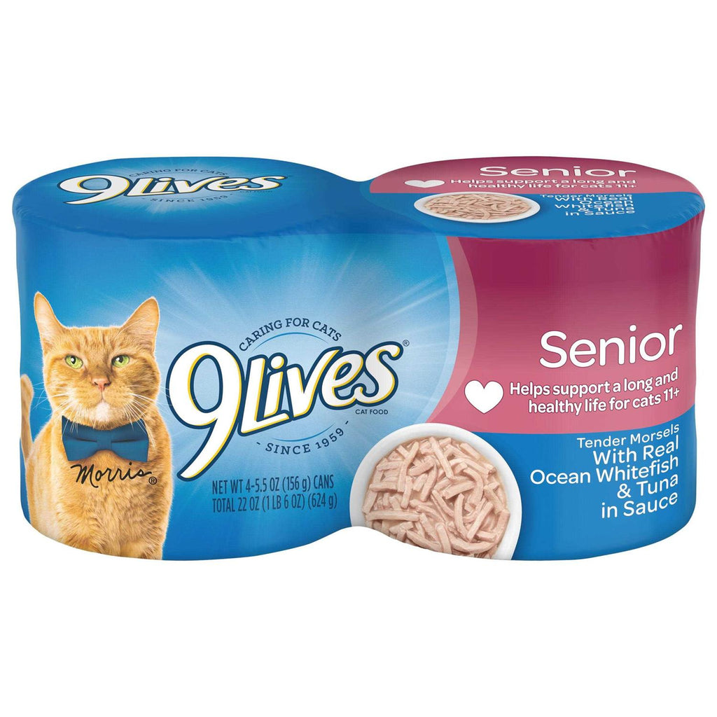Wet Senior Cat Food with Whitefish & Tuna in Sauce Y439714