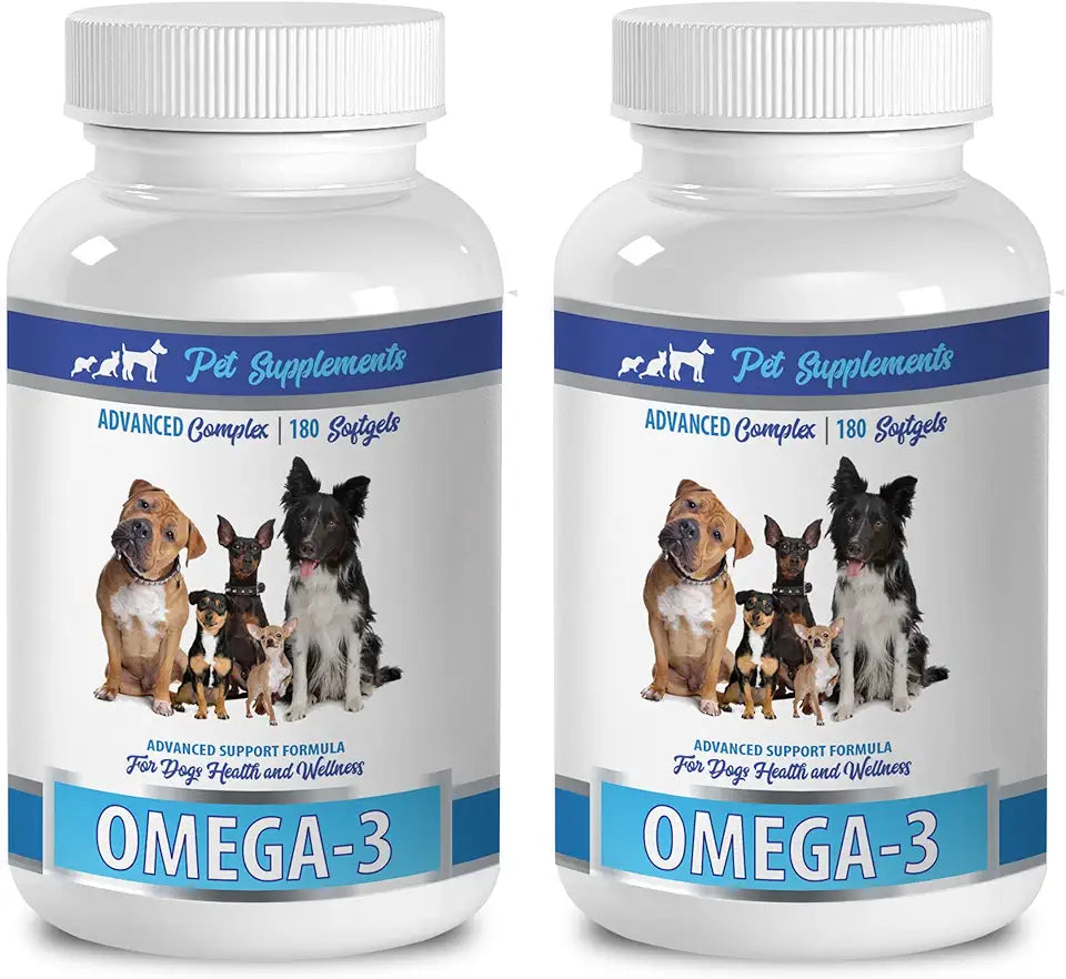 Omega 3 Dog Skin Care Softgels 2 Bottle X459