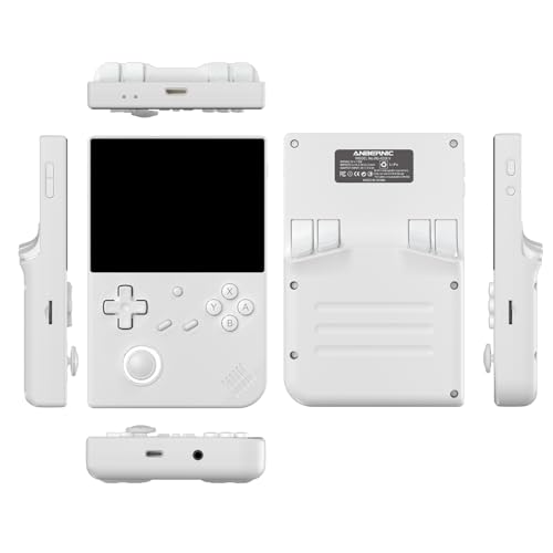 Retro Handheld Game Console 4.0 inch IPS Screen Transparent Black O78427