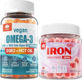 Vegan Iron Omega3 Gummies 1280mg D499