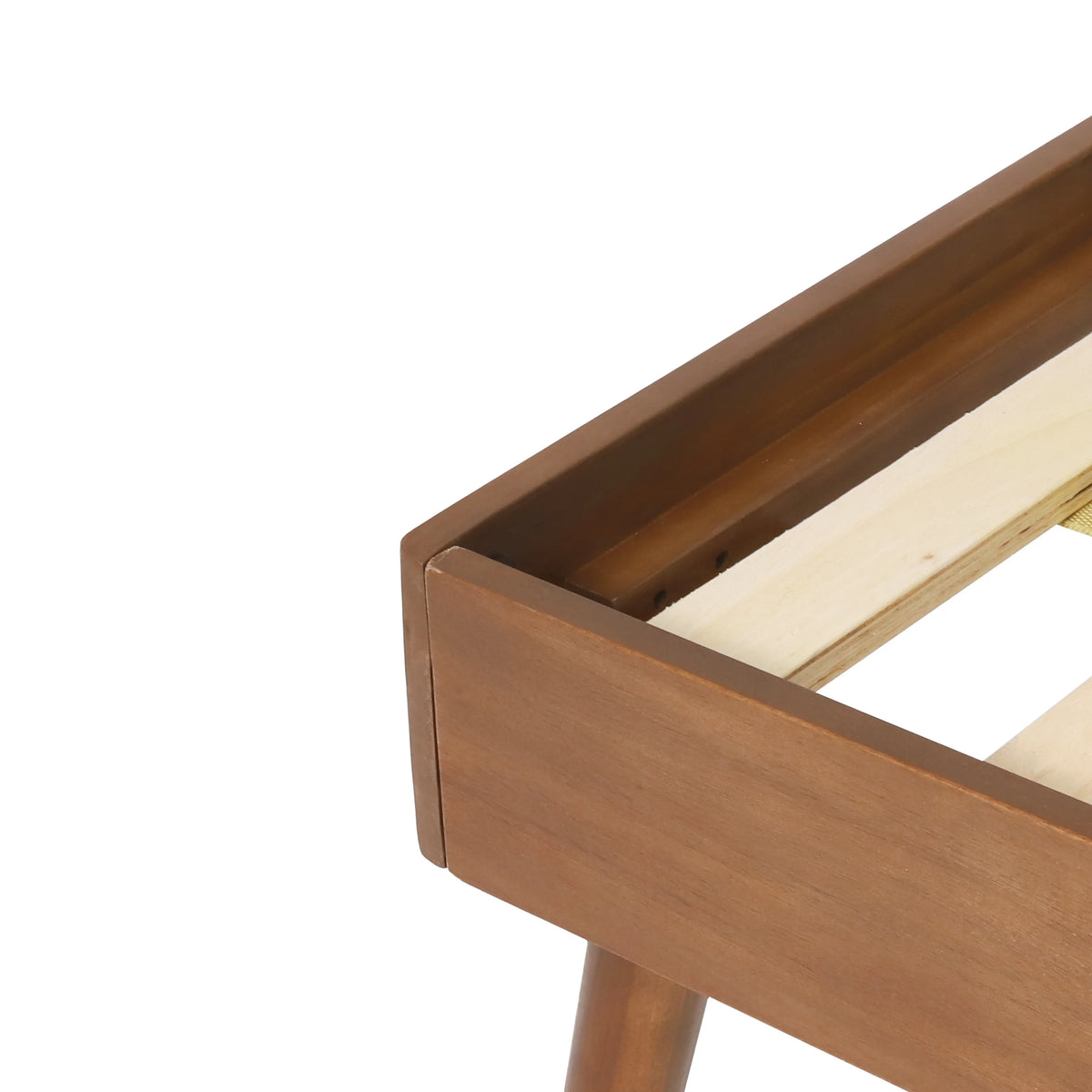 Mid Century Wood Bed D26592