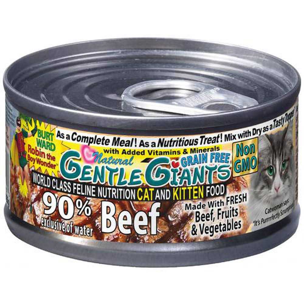 Natural Non-GMO Beef Cat & Kitten Can Food O878