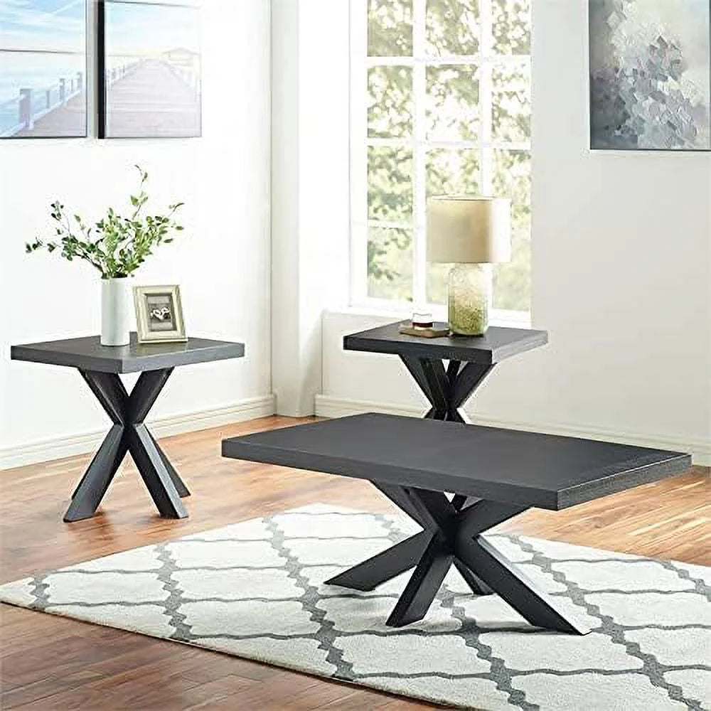 Wood Pedestal Cocktail Table P84832
