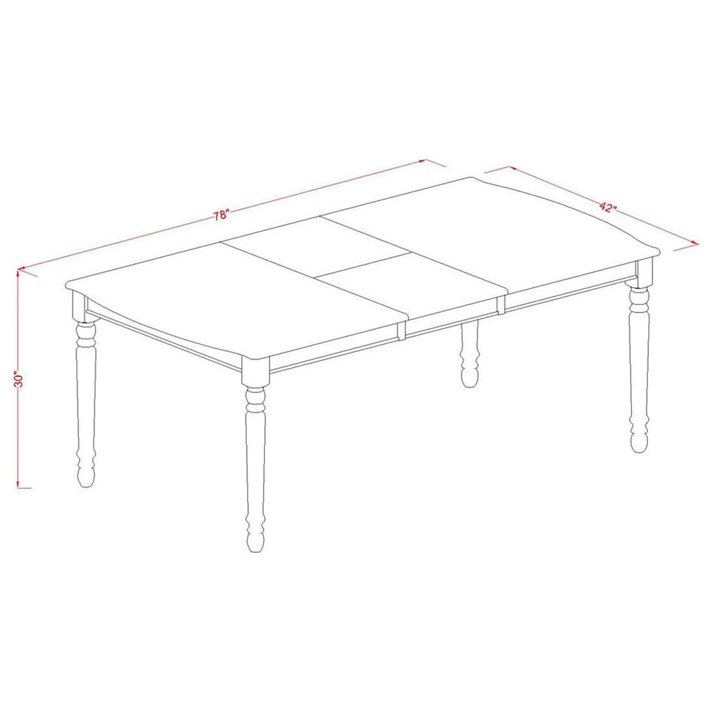 8 Piece Linen Fabric Dining Table Set Z796