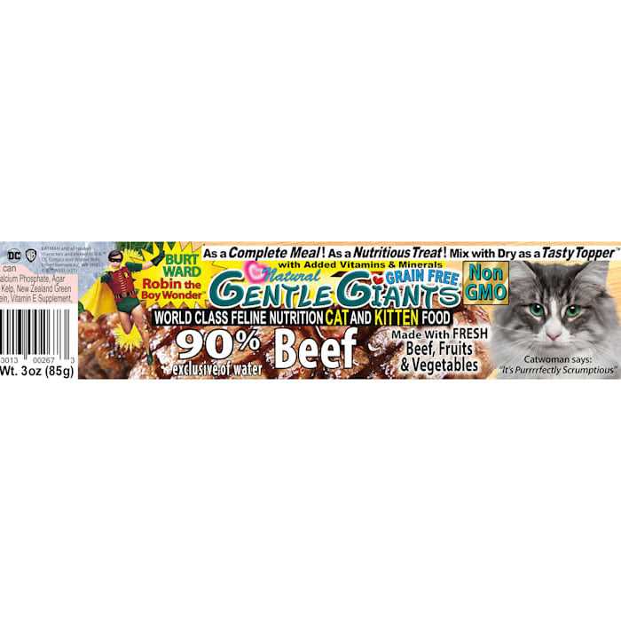 Natural Non-GMO Beef Cat & Kitten Can Food O878