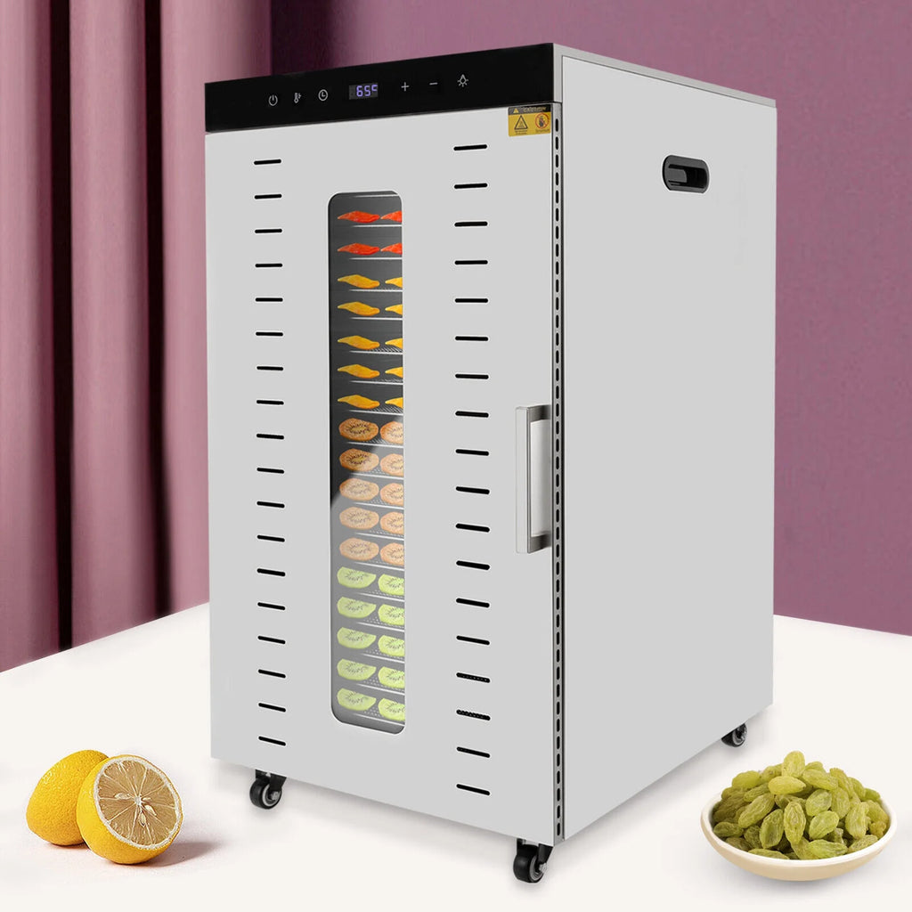1700W Multi-Tier Electric Food Dehydrator with 20 Stainless Steel Trays M711
