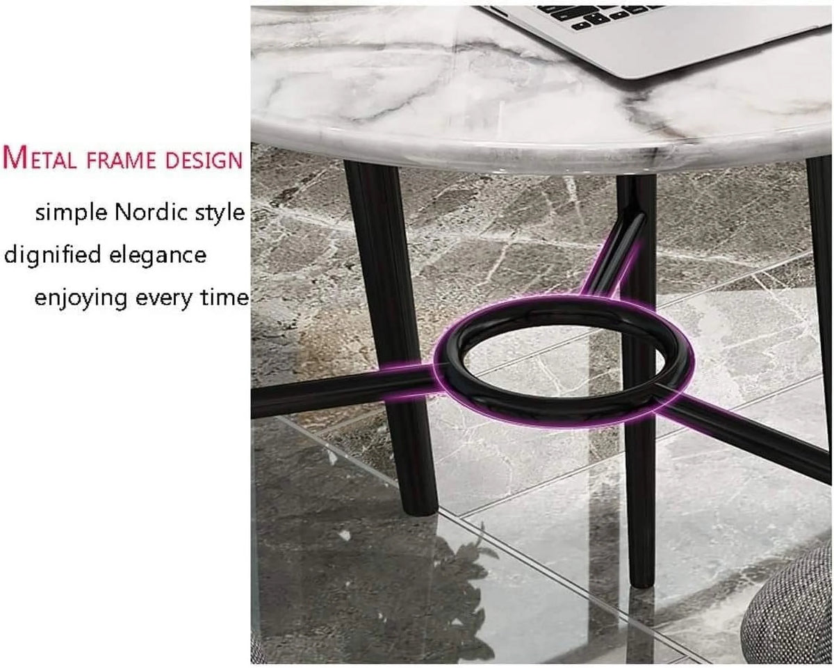 Round Dining Table and 4 Chairs Set U947