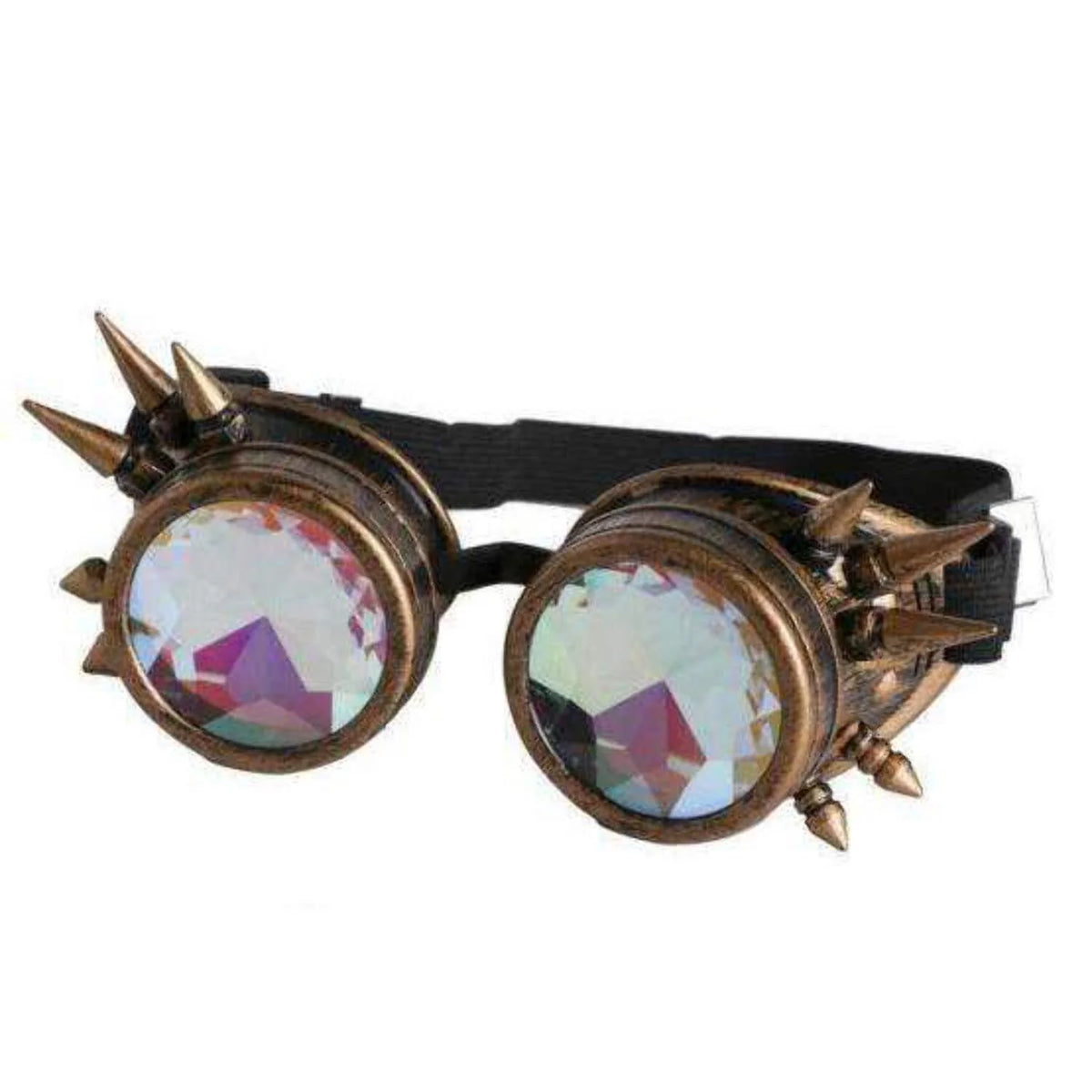 Steampunk Kaleidoscope Glasses Silver W714