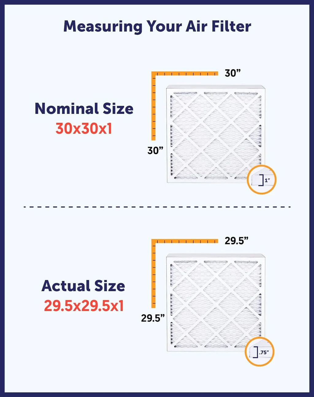 20.5x66x1 MERV 8 Pleated HVAC Air Filter 4-Pack Q99280