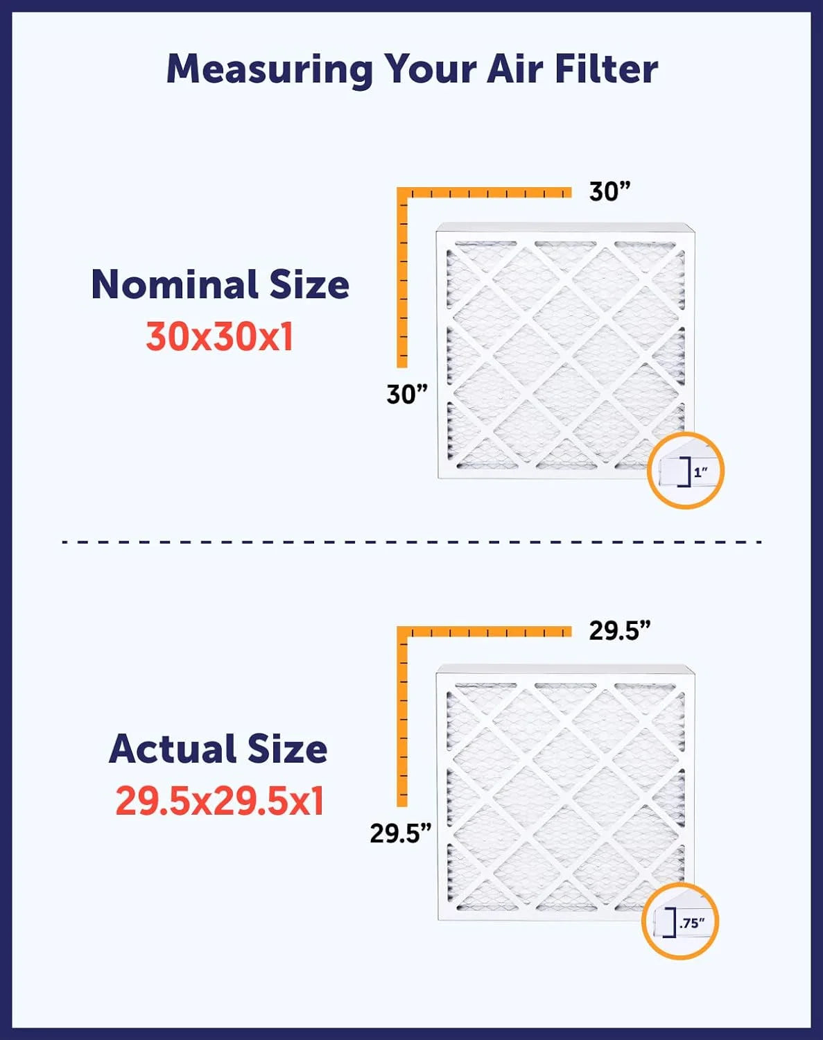 20.5x66x1 MERV 8 Pleated HVAC Air Filter 4-Pack Q99280