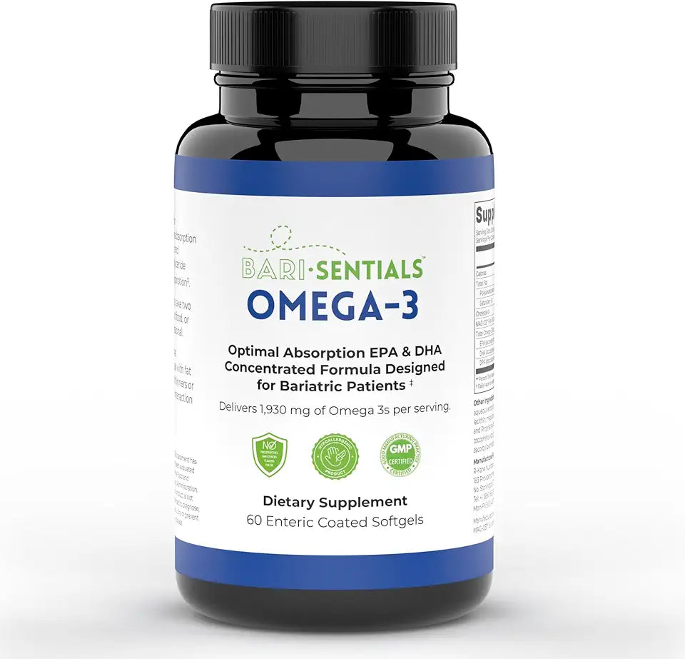 Omega-3 Supplement 1,930mg EPA & DHA 60 Coated Softgels L833901