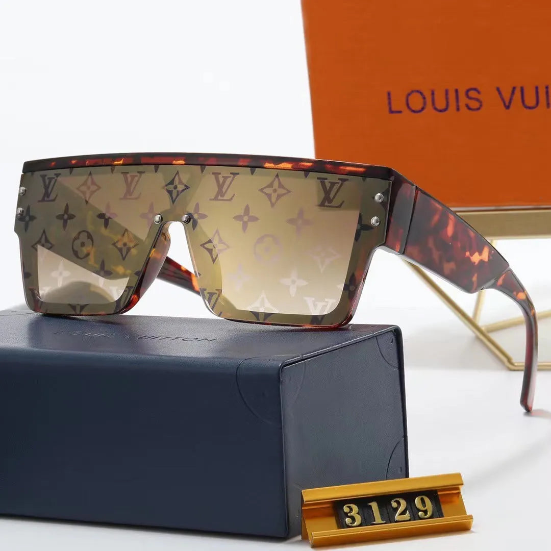 Fashion Four-Leaf Clover Print Lens Sunglasses Q76944