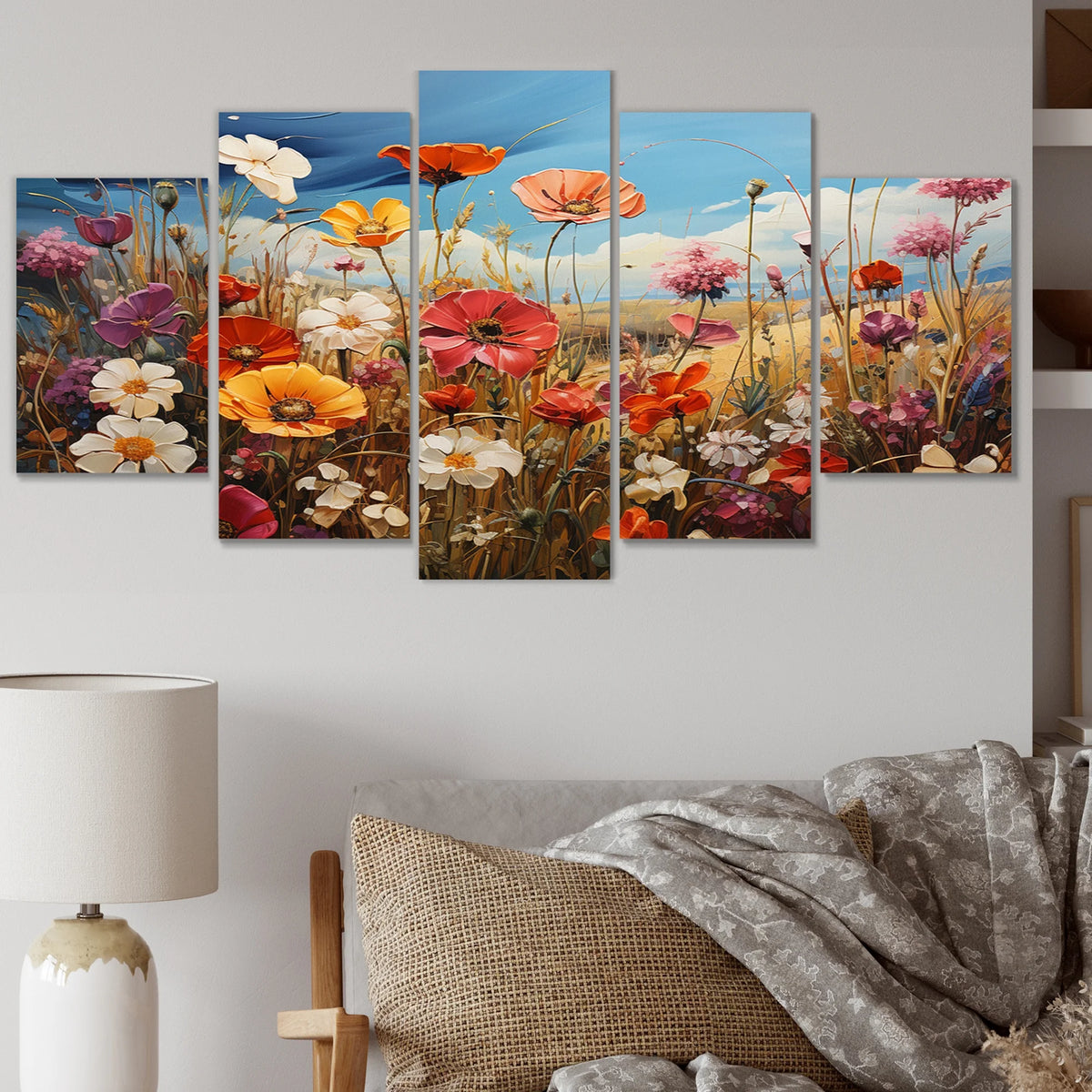 Floral Metal Wall Décor Set R8481