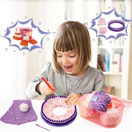 Knit Hat Scarf Knitting Loom Kit G32154