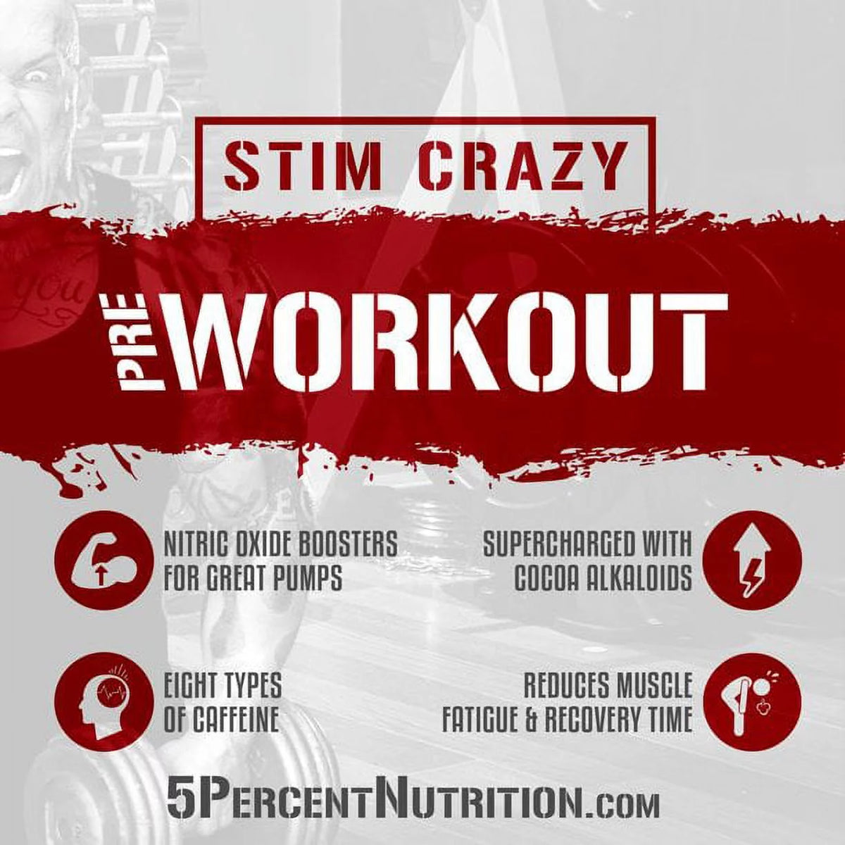 Wild Berry Pre Workout Powder 30 Servings Z87680