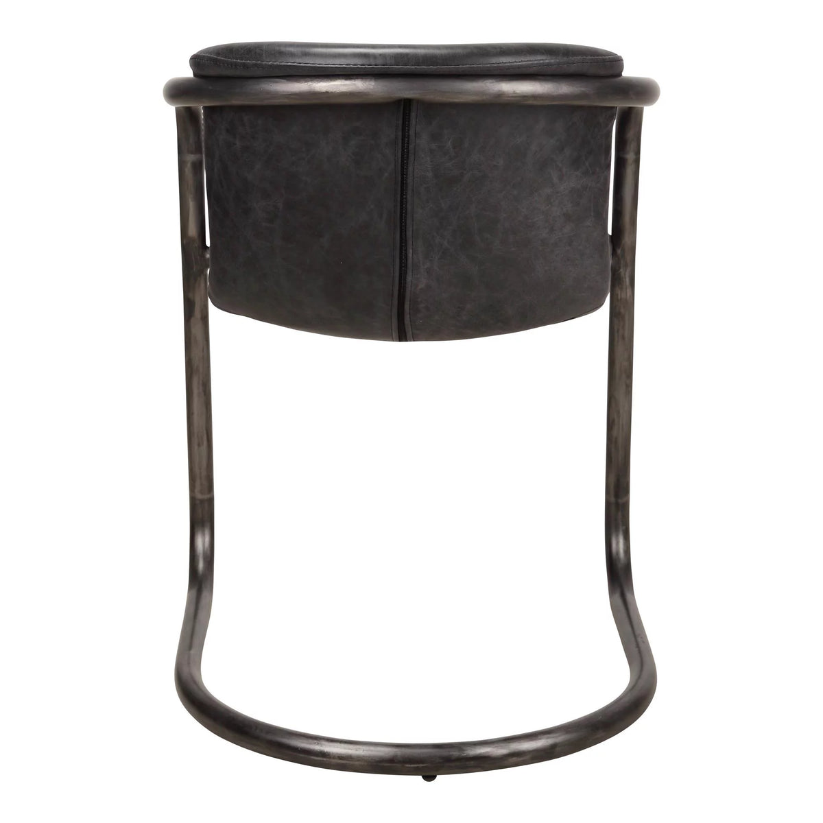 Onyx Black Leather Dining Chair Set Of Two S6510