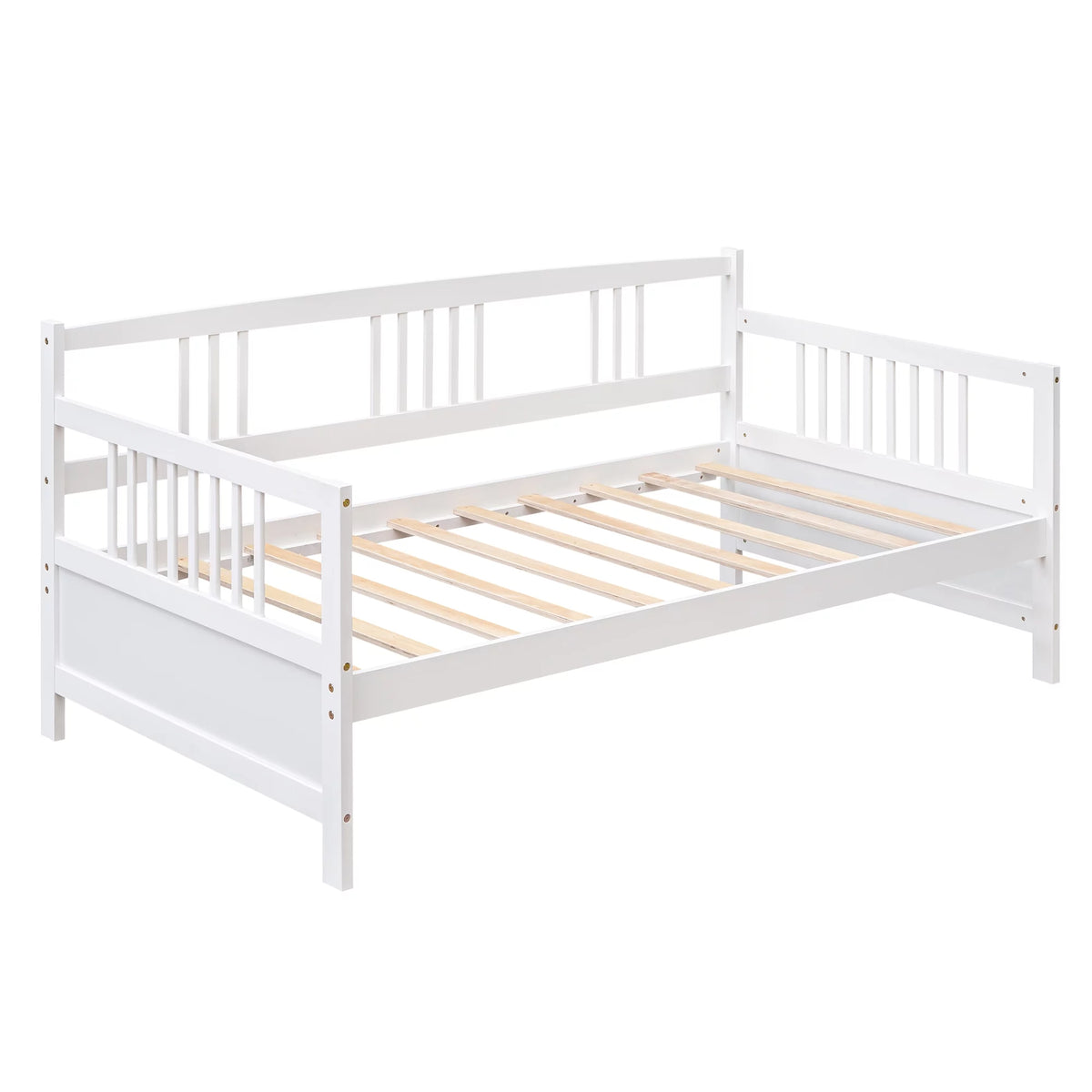 White Twin Size Solid Wood Daybed X114896