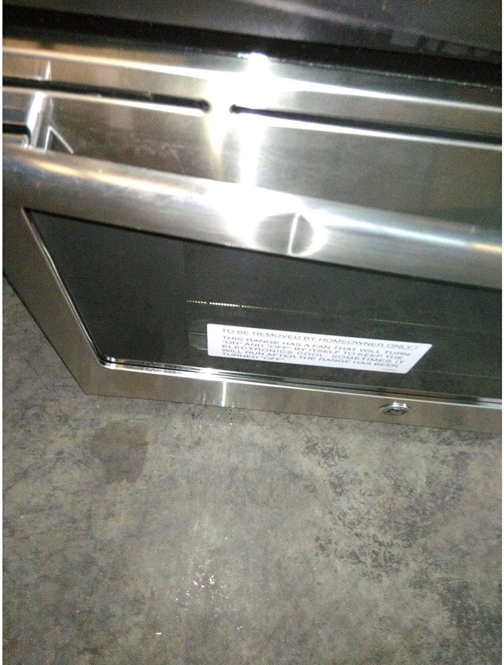 4.4 Cu.Ft. Stainless 4 Burner Electric Range V19443