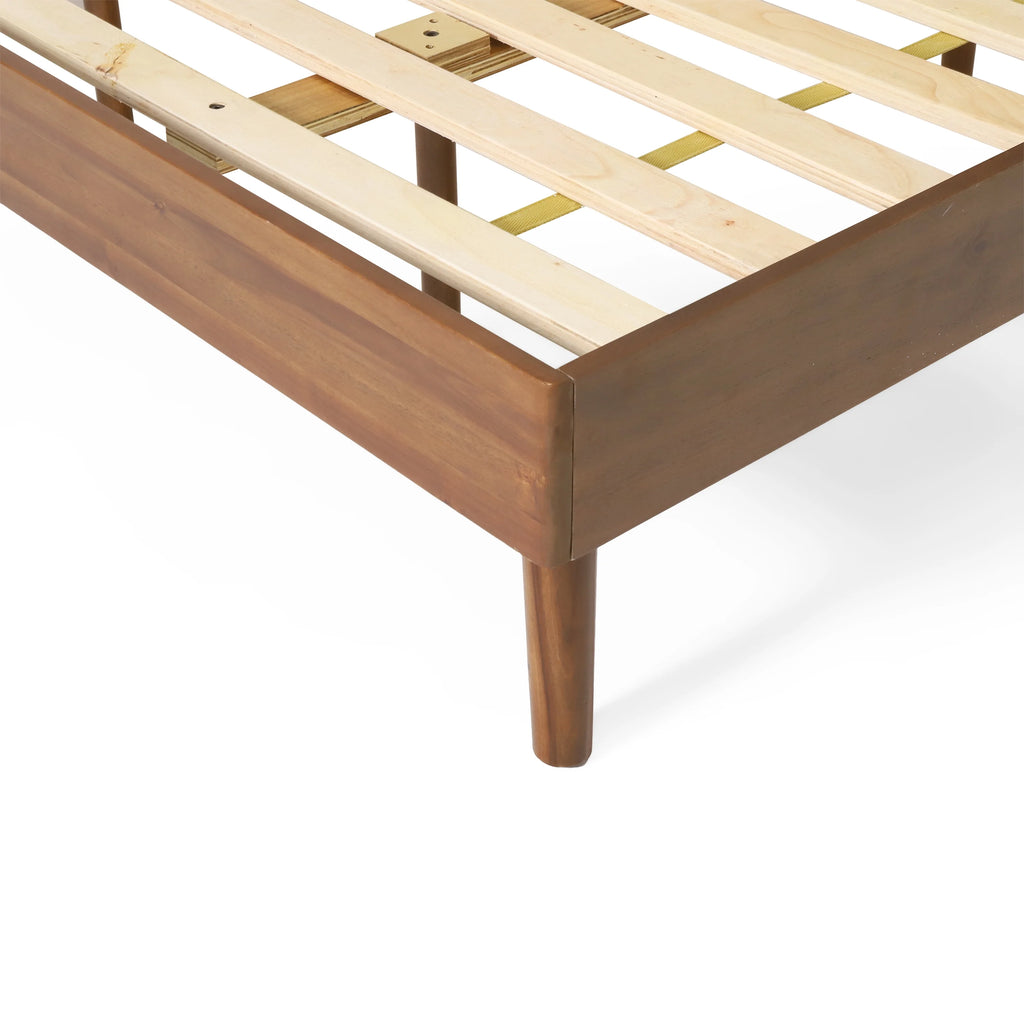Mid Century Wood Bed D26592