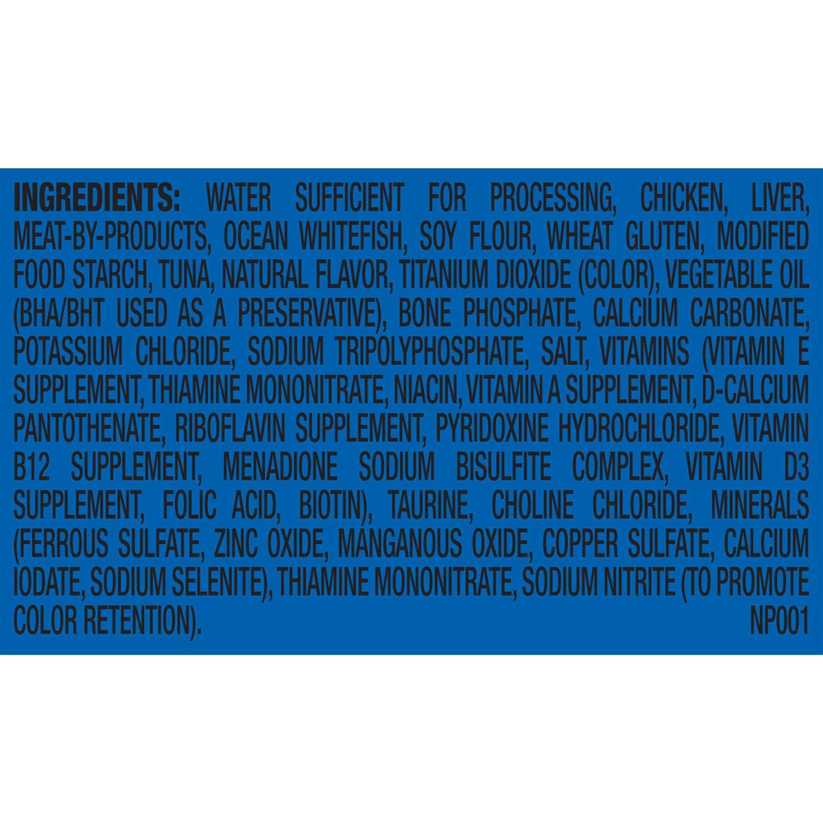 Wet Senior Cat Food with Whitefish & Tuna in Sauce Y439714
