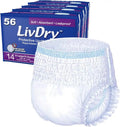 XL Incontinence Underwear, 56-Pack W756