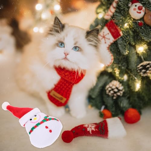 6pcs Christmas Catnip Plush Cat Chew Toy K706
