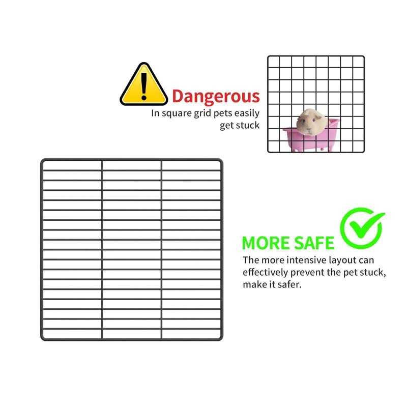 Guinea Pig Cage with Waterproof Plastic Bottom V73909