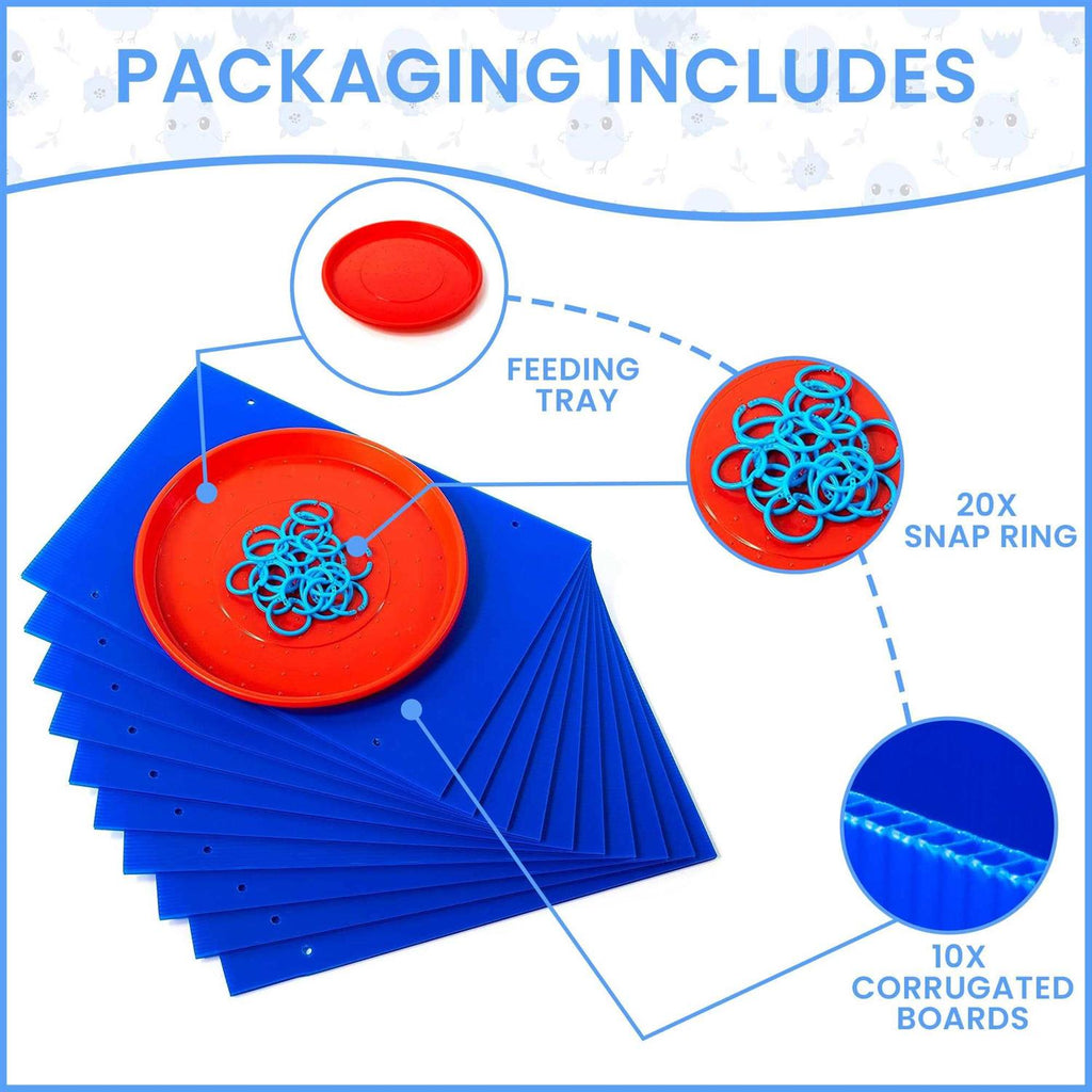 Blue Circular Chicken Brooder Box T550