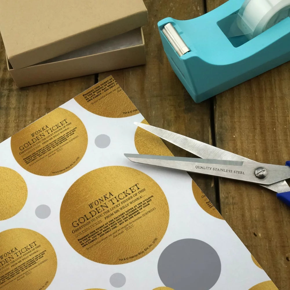 Golden Ticket Wrapping Paper Roll S160