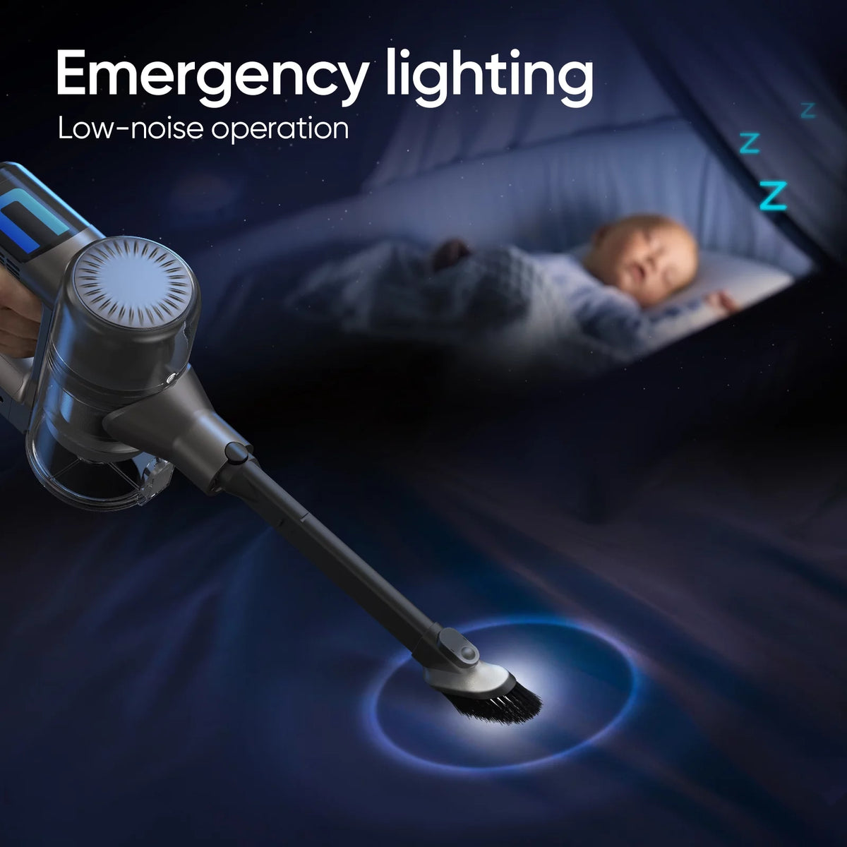 Cordless Lightweight Stick Vacuum Cleaner with 30Kpa Suction V792