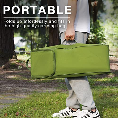 Folding Camping Cot with Carry Bag E577542