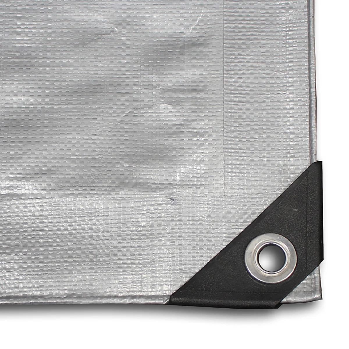 Heavy Duty Polyethylene Tarp, 18' x 24', 6 oz., Silver D58097