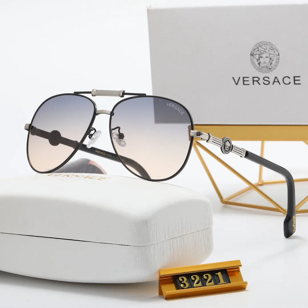 Oval Double Bridge Polarized Sunglasses Q675