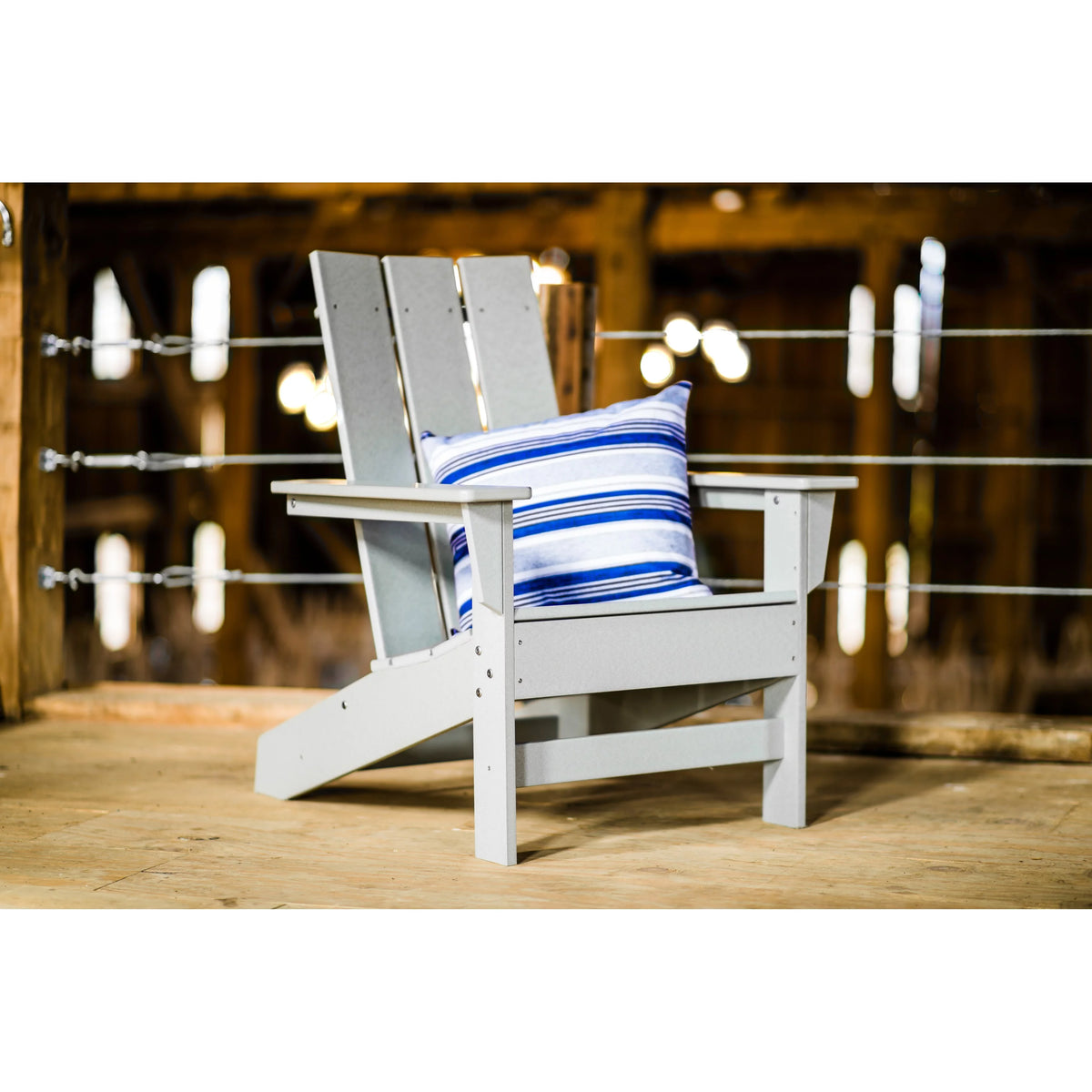 Recycled Plastic Modern Adirondack Chair Y1683