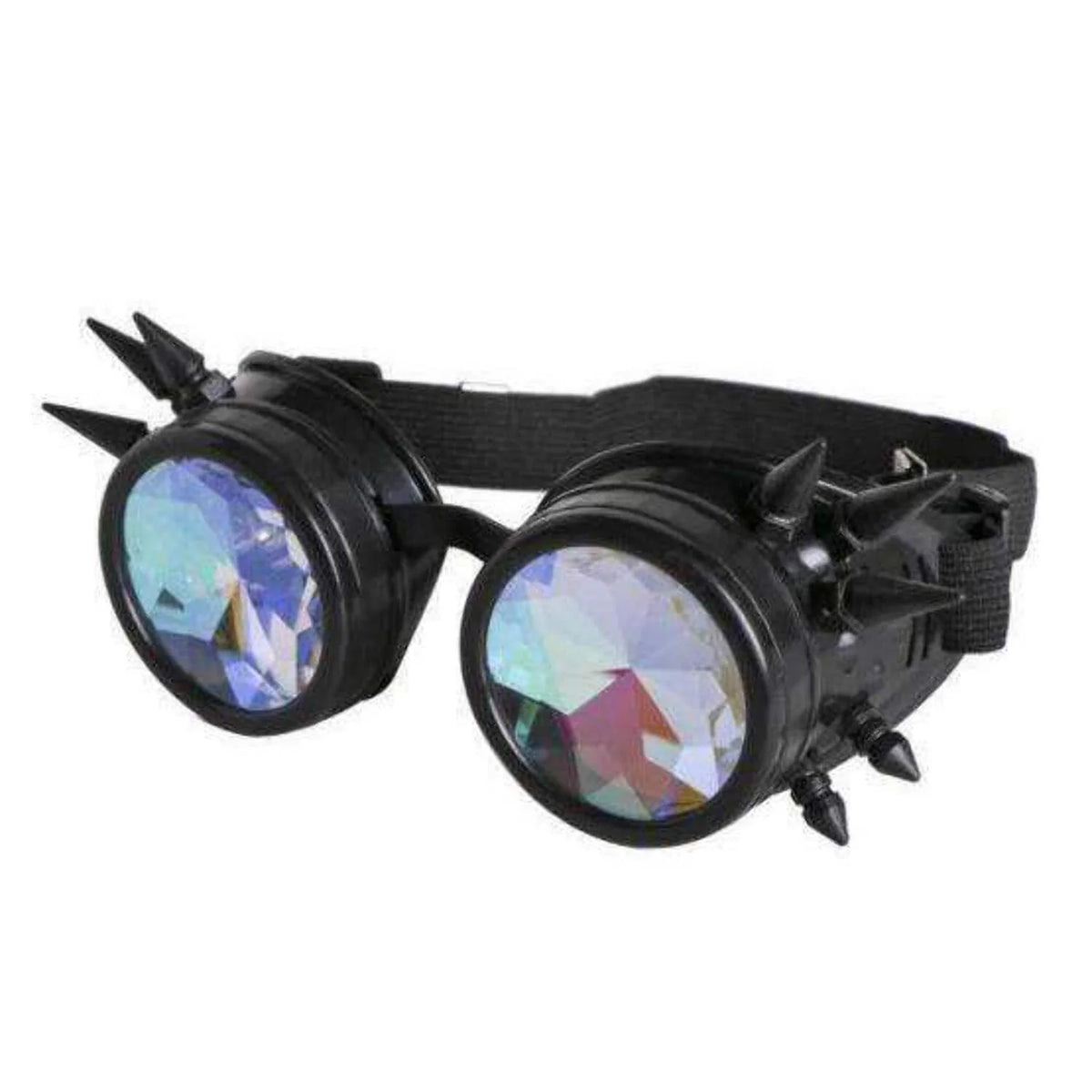 Steampunk Kaleidoscope Glasses Silver W714