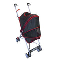 Black Red Pet Stroller F41123