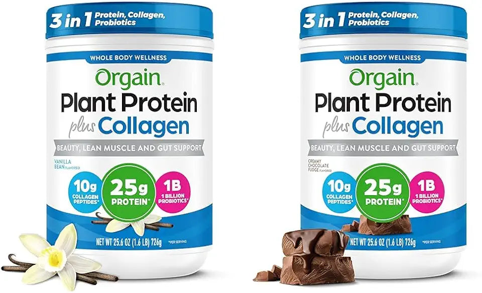 Vanilla Bean & Creamy Chocolate Fudge Protein Powder with Collagen F445