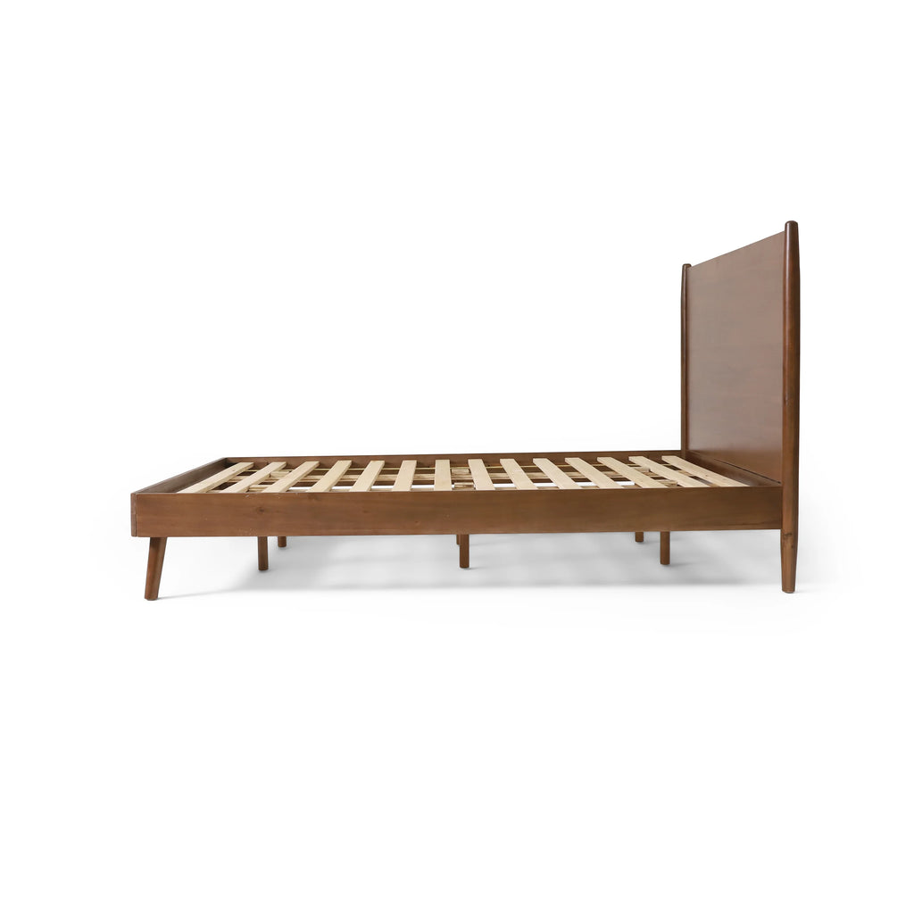 Mid Century Wood Bed D26592