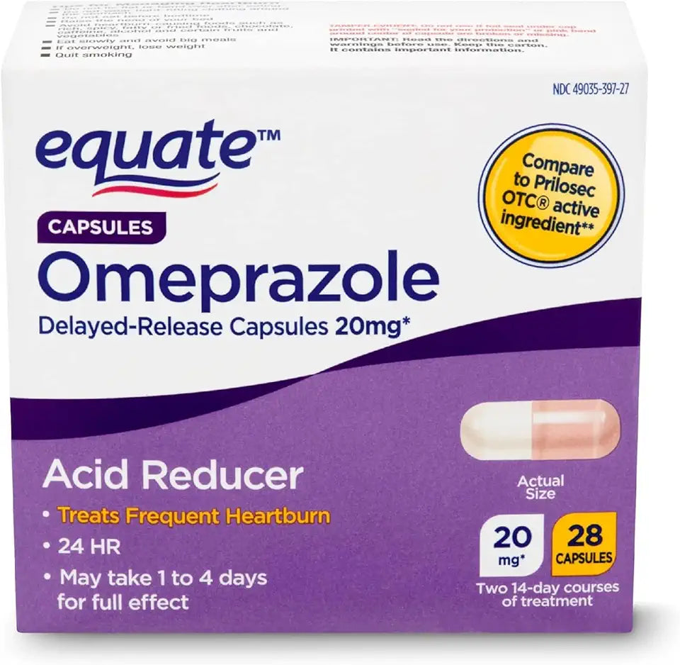 20 mg Delayed Release 28 Capsules Acid Reducer W283