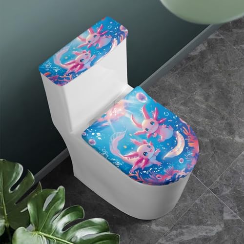Red Christmas Toilet Seat Cover & Tank Cover Set 2Pcs B78035