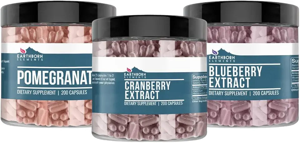 Pomegranate Blueberry Cranberry Extract 200 Capsules T4866