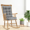 Grey 2 Piece Rocking Chair Cushion Set X88567